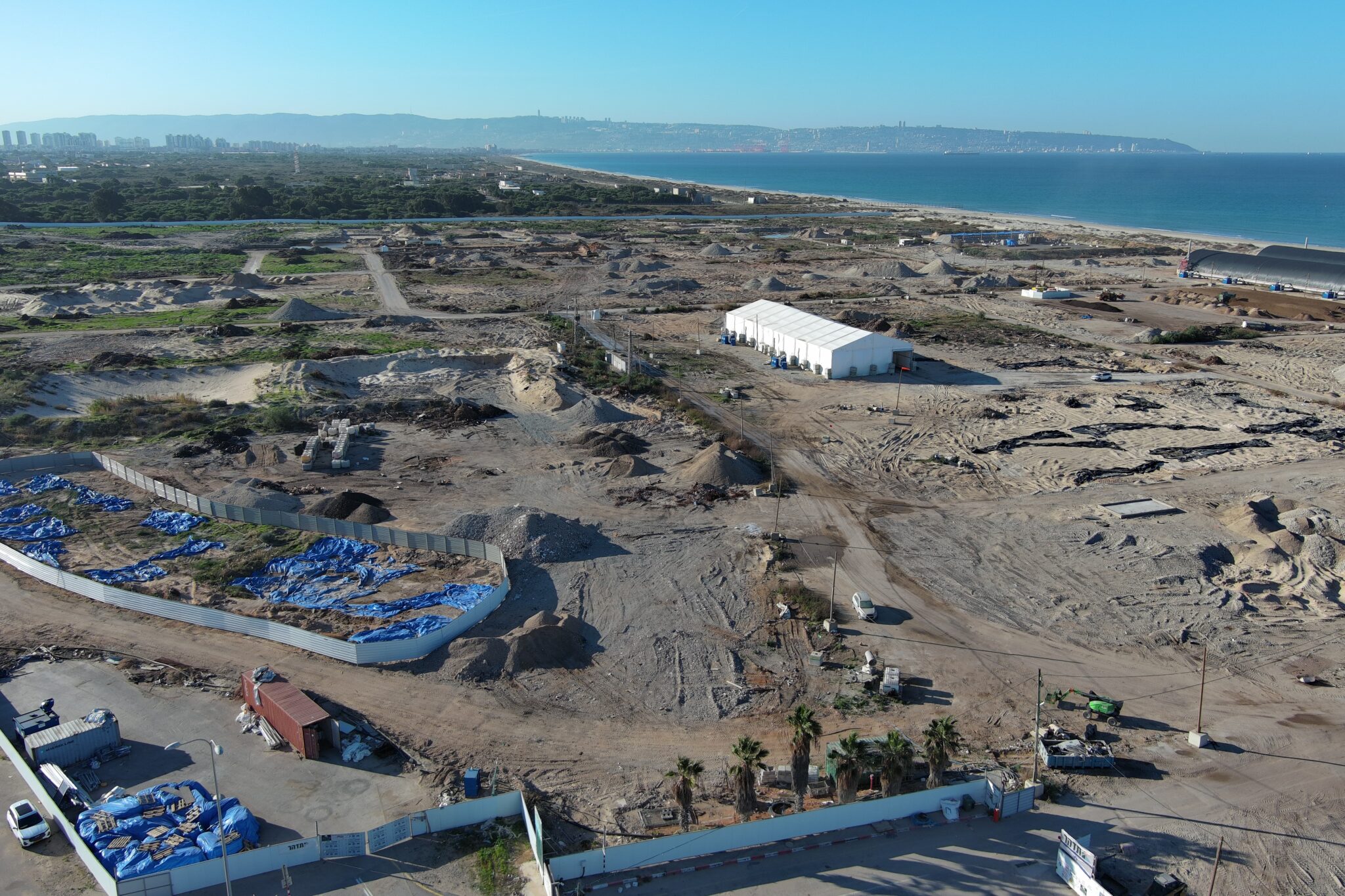 defauתמונת תצלום מהאויר הפארק הלוגיסטי עכוlt